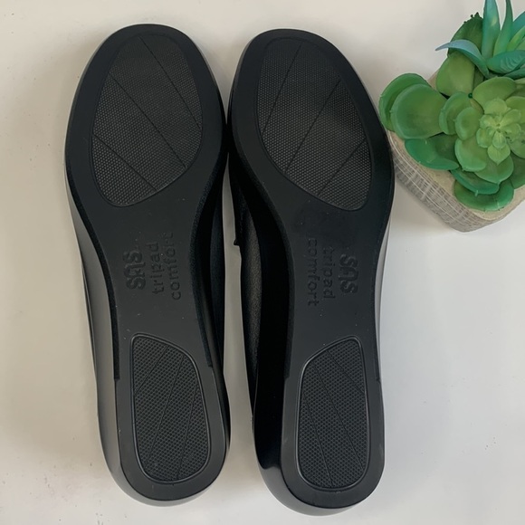 New SAS Weave black leather Slip On moccasin Loafer # B9117427 - Picture 8 of 9